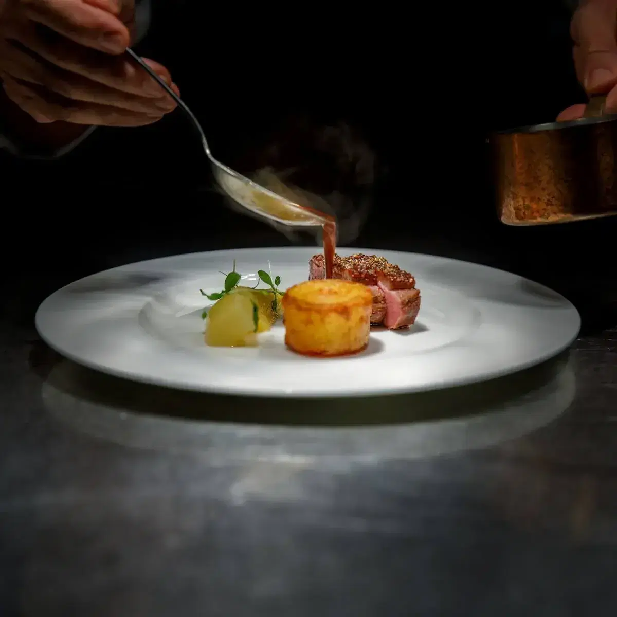Fine dining dish